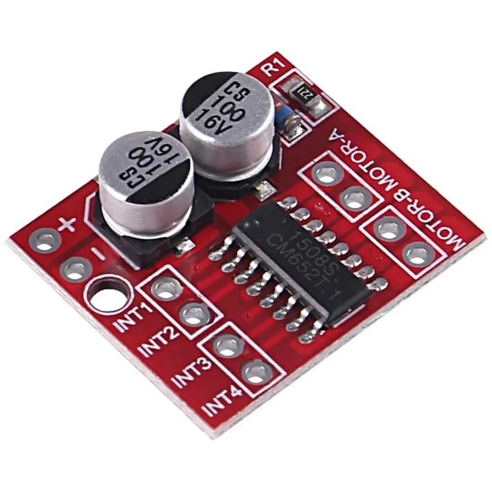 6 Pack L298N DC Motor Driver, MX1508 Dual Channel 1.5A 2 Way PWM Speed Controller Dual H-Bridge Replace Stepper