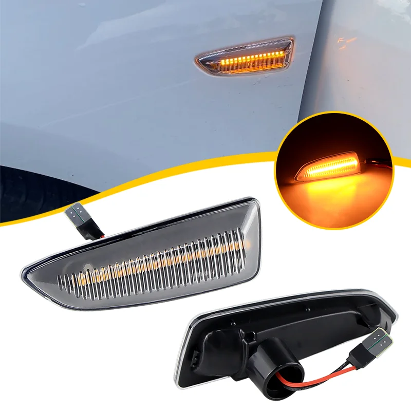 

2 шт. боковой габаритный индикатор светодиодный для Opel Crossland X 2017-2019 для Opel Astra K 2015-2019 лампы указатели поворота OEM # 1713418