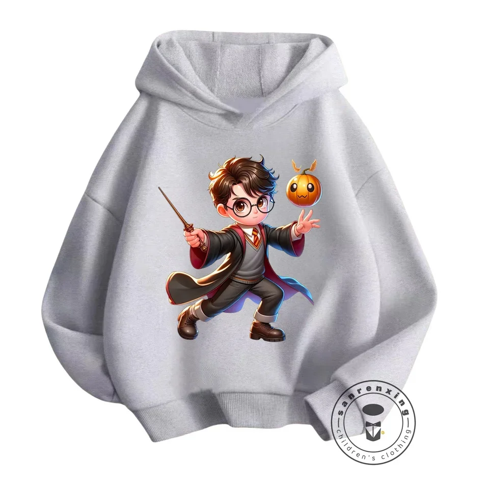 Back to Hogwarts in Style Fashion Harry Potter Sweatshirts for Boys Girls Featuring Adorable Q-Version Artwork in Kawaii Design