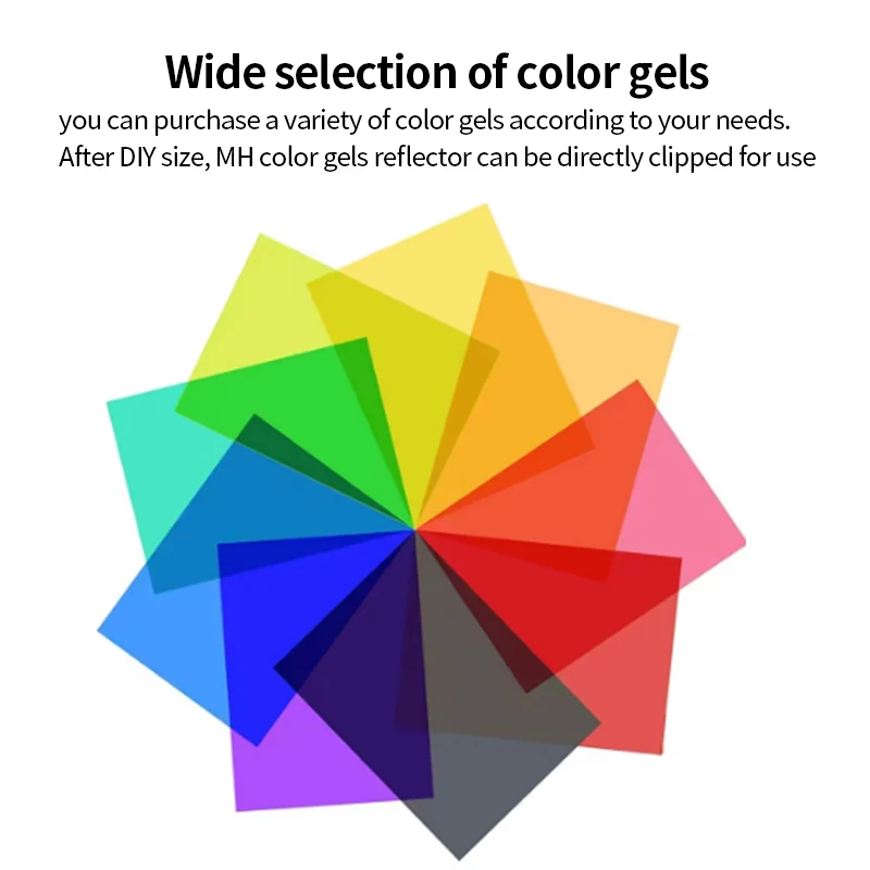 JINBEI MH جل ملون عاكس مغناطيسي ستوديو فلاش LED ضوء CTO غطاء مصباح معدات التصوير الفوتوغرافي مع حامل Bowens #3