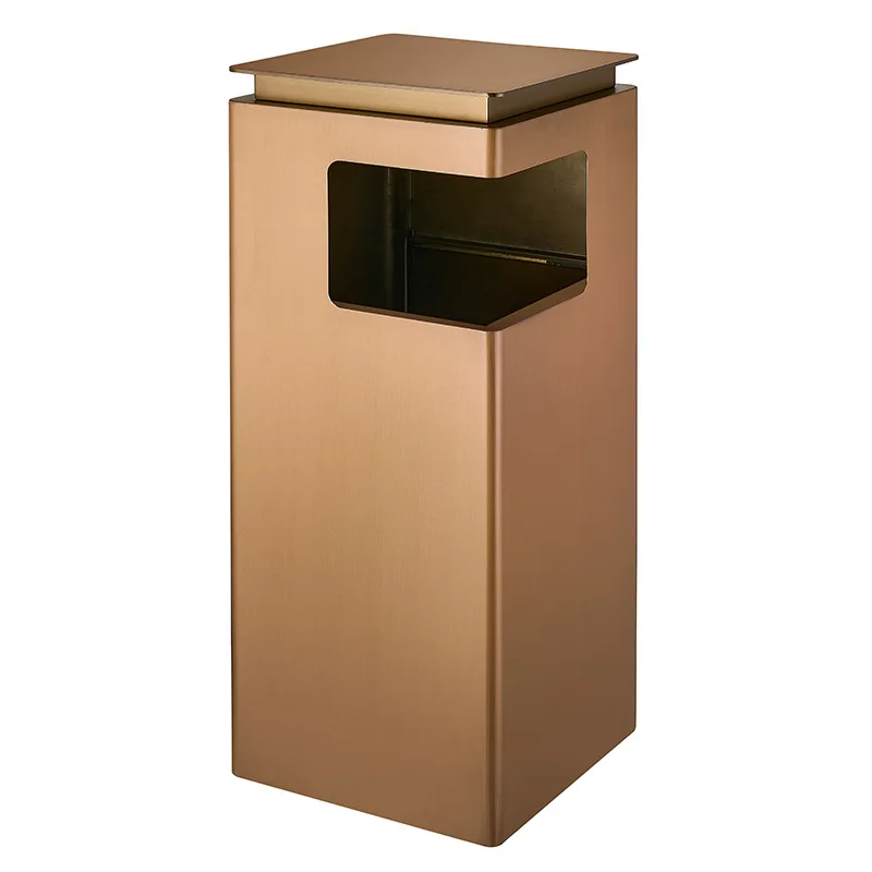 

Мусорное ведро Corridor Rose Gold Simple Modern Square для некурящих, простое, современное, квадратное