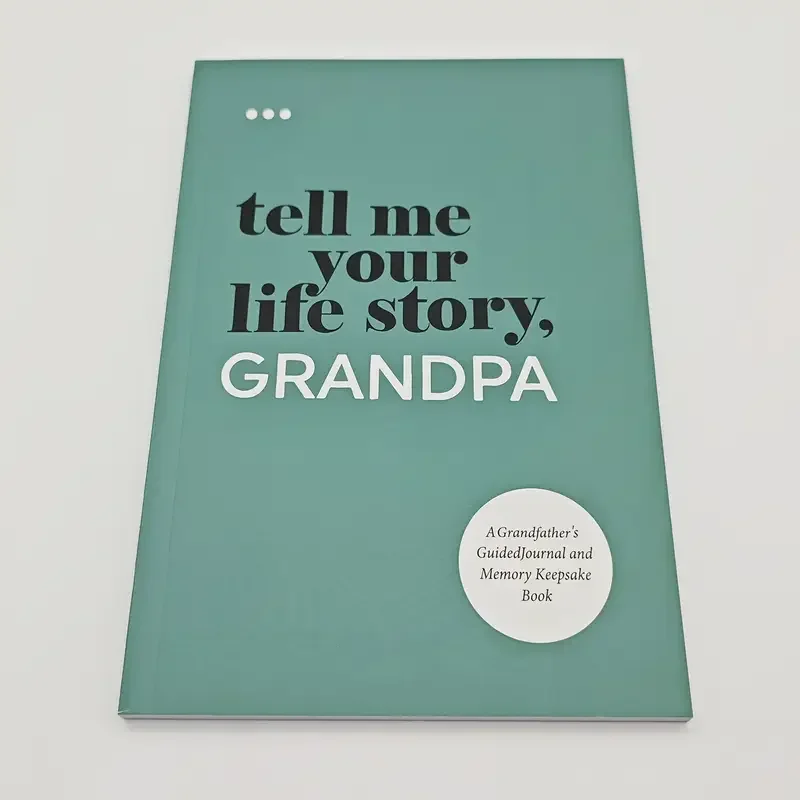 Family Story Recording Handbook Set - Tell Me Your Life Story Notepad Journal Notebook Planner Diary Notebooks Writing Pads