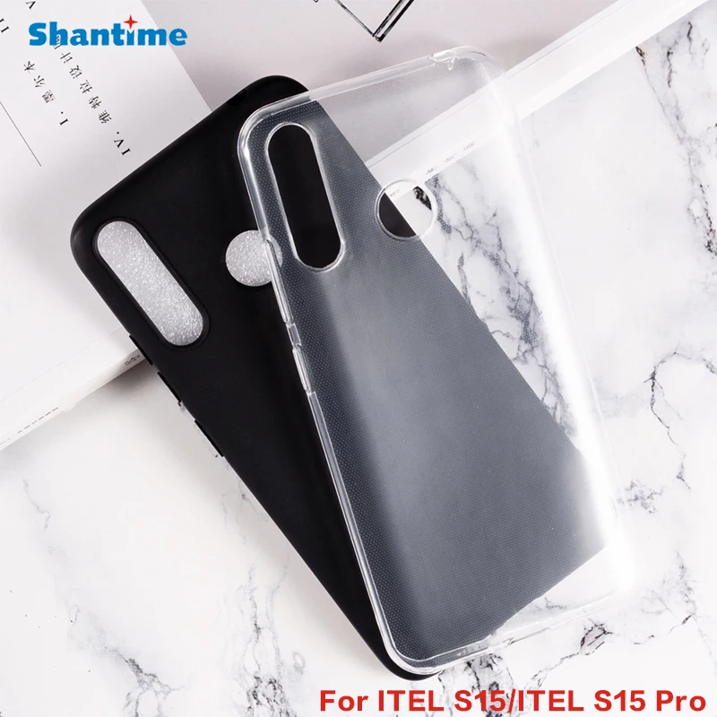 For ITEL S15 Gel Pudding Silicone Phone Protective Back Shell For ITEL S15 Pro Soft TPU Case