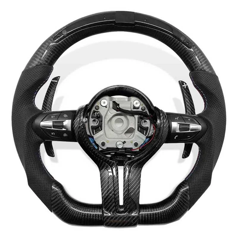 Carbon Fiber LED M Steering Wheel for BMW M3 M4 M5 M6 M8 F06 F10 F12 F13 F80 F20 F21 F40 F30 F31 F35 F32 F33 F36 Car Accessories