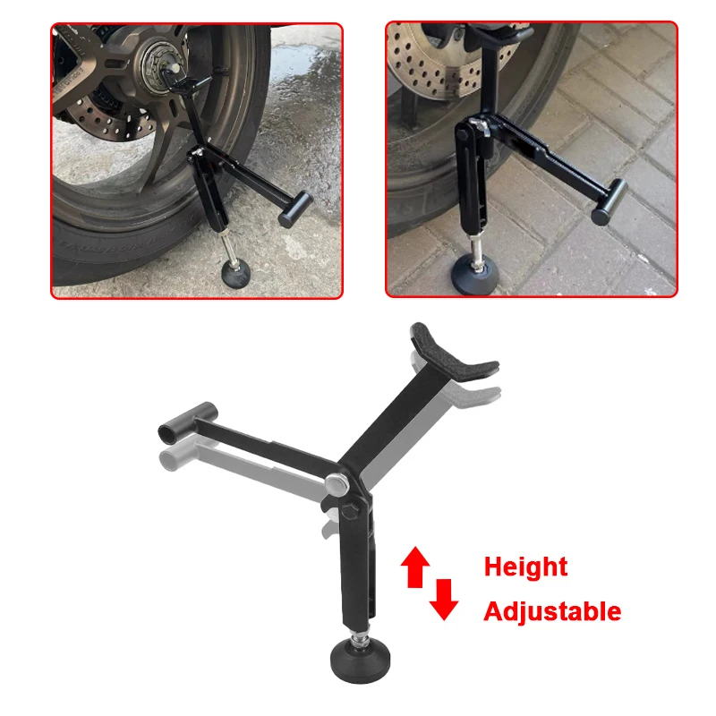 

Energy Saving Stable Swingarm Lift Foldable for Dirt Bike Portable Lifting Frame Motorcycle Wheel Support Side Stand Paddock