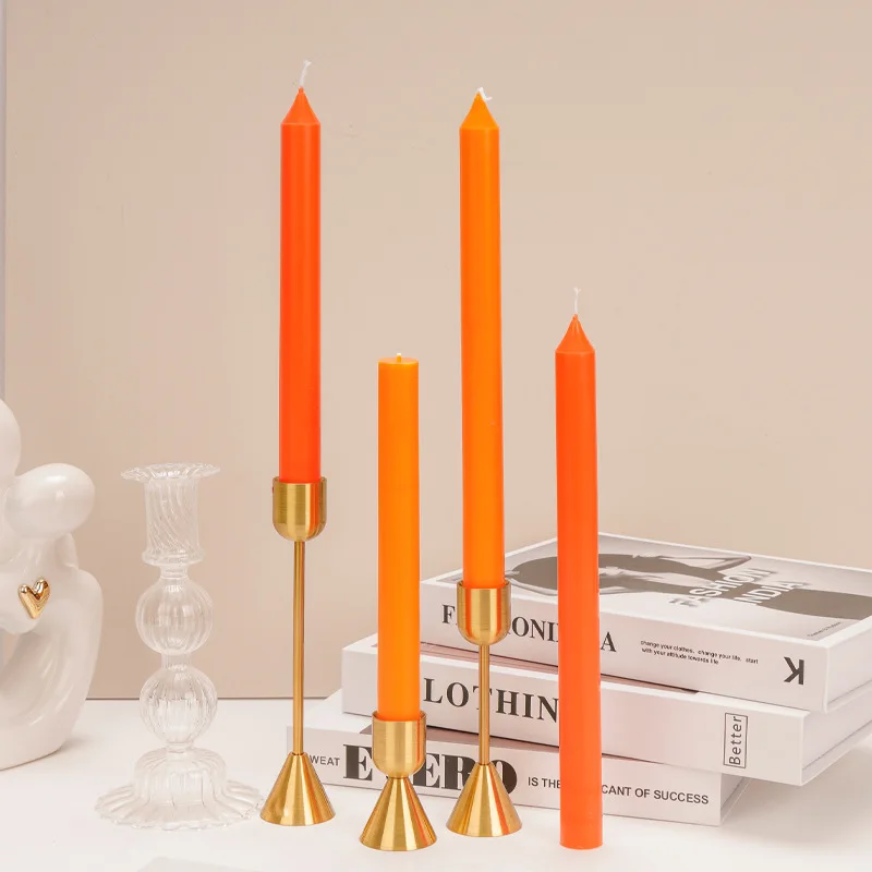 DIY Long Pole Thin Support Aromatherapy Candle Mold, Conical Pointed Cylindrical Pole Wax Mold, Acrylic PC Plastic Candle Mold