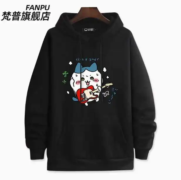 أنيمي Bocchi ذا روك يامادا ريو مقنعين هوديي تأثيري الخريف الشتاء الرجال النساء معطف فضفاض سترة القمم أنيمي