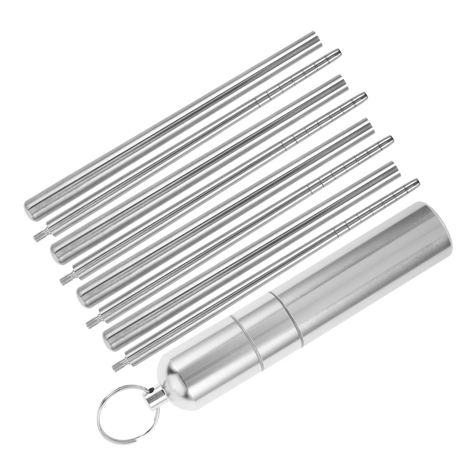 

Folding Chopsticks Set 2 Pairs Travel 304 Stainless Steel Reusable Utensils Portable Korean Hiking Japanese Metal Cutlery Case