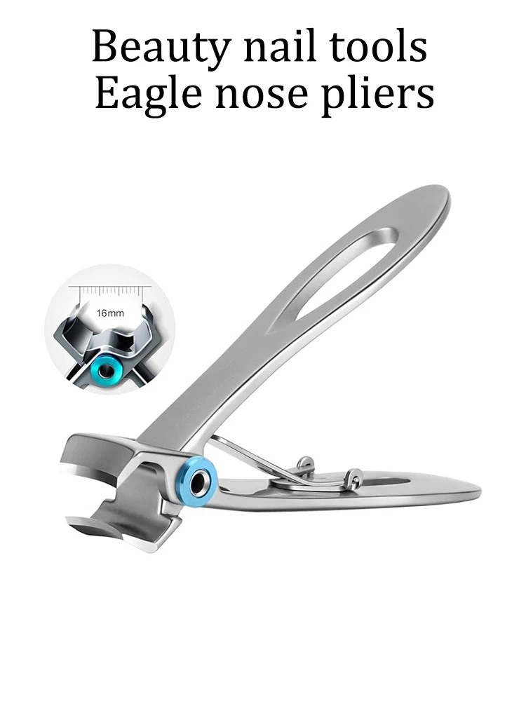 Nagelset aus Edelstahl – Zange für abgestorbene Haut, Nagelknipser mit großem Mund, Beauty-Tools, Eagle-Snack-Zange, Zehen-Trimmschere