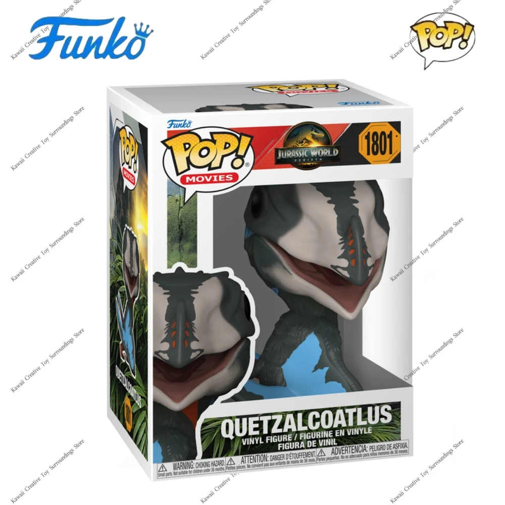 

Funko Pop Quetzalcoatlus 1801 Figures Jurassic World 4 Dinosaur 4 inch Vinyl Figure Collectible Limited Edition Model Toy Gift