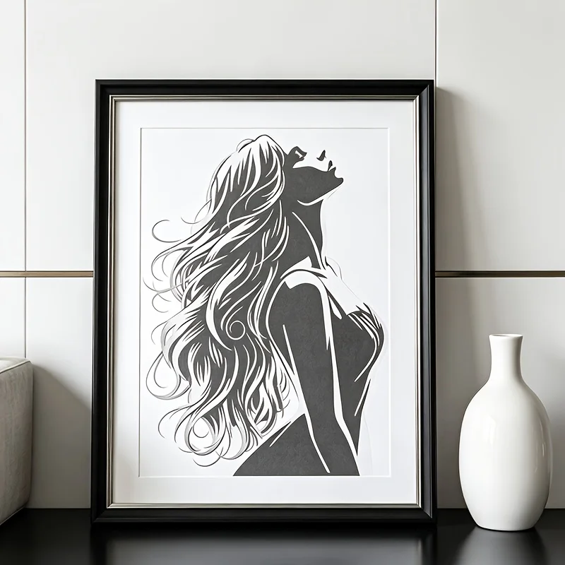 A4 29 *21cm girl DIY Stencils Wall Painting Scrapbook Coloring Embossing Album Decorative Paper Card Template,wall