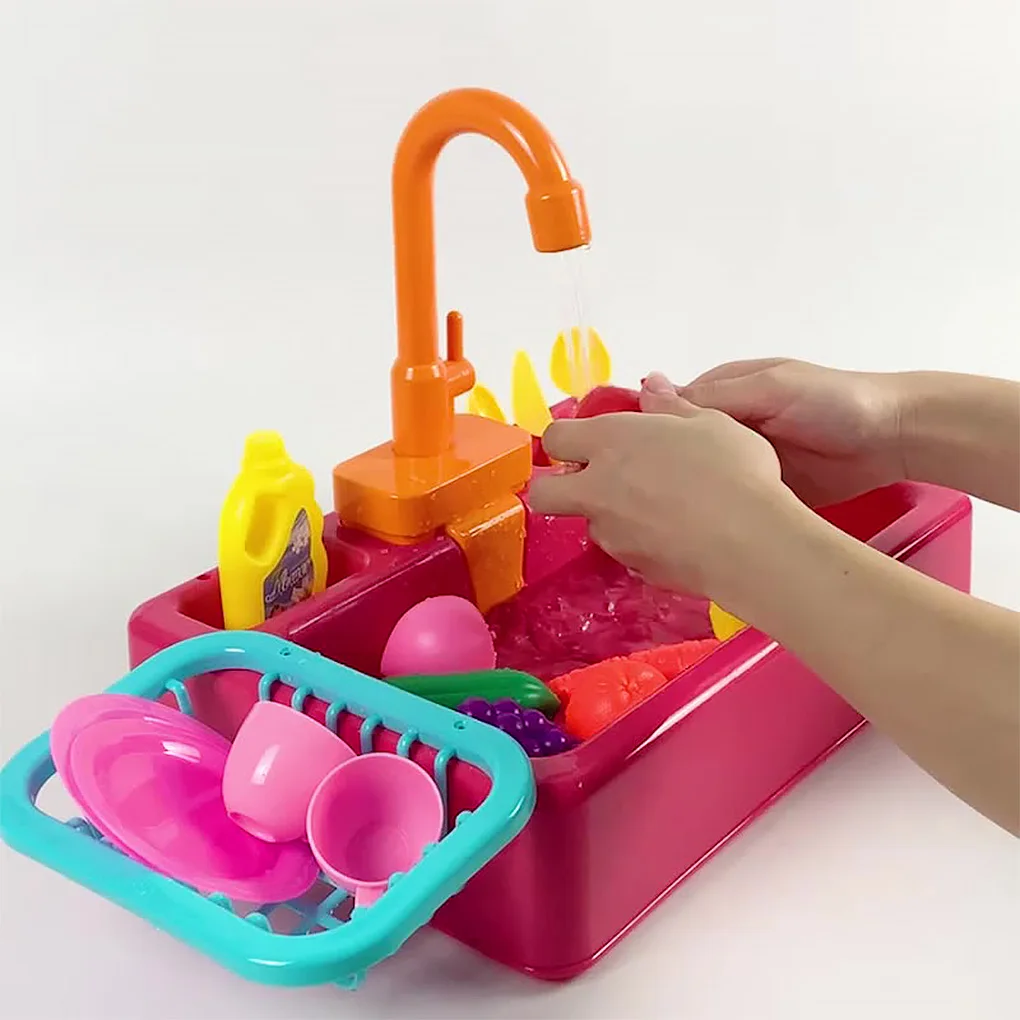 Gootsteenspeelgoed Elektrisch educatief peuters Fantasiespel Verantwoordelijkheidsspeelgoed