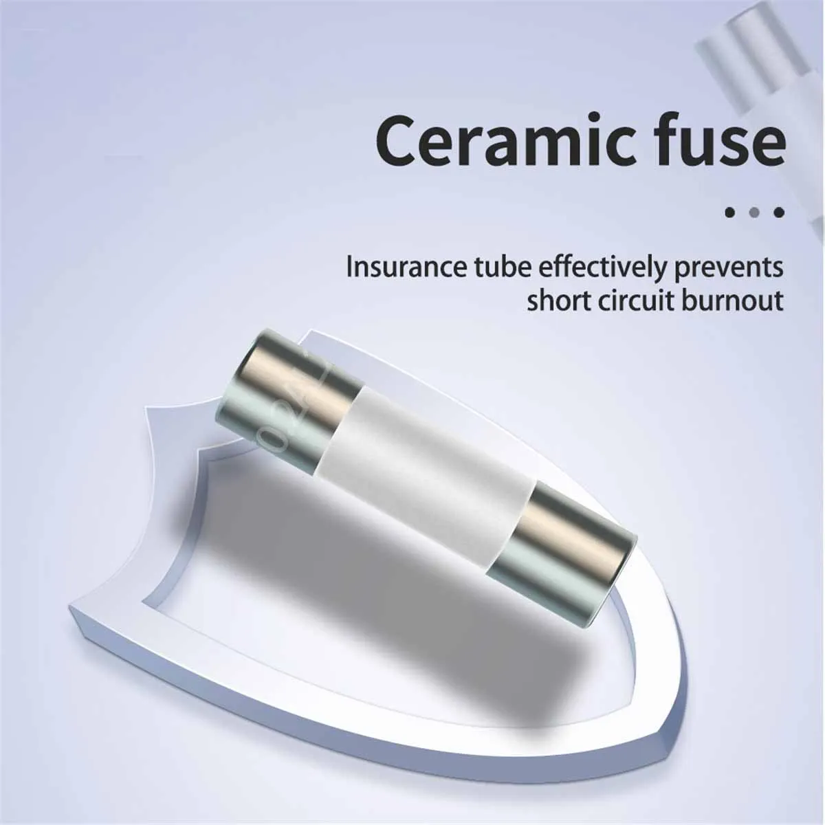 AMITOU 10 pz/lotto fusibile in ceramica fusibile 5*20mm tubo fusibile in ceramica 10A 200mA fusibili per tubi a soffiaggio rapido strumenti per