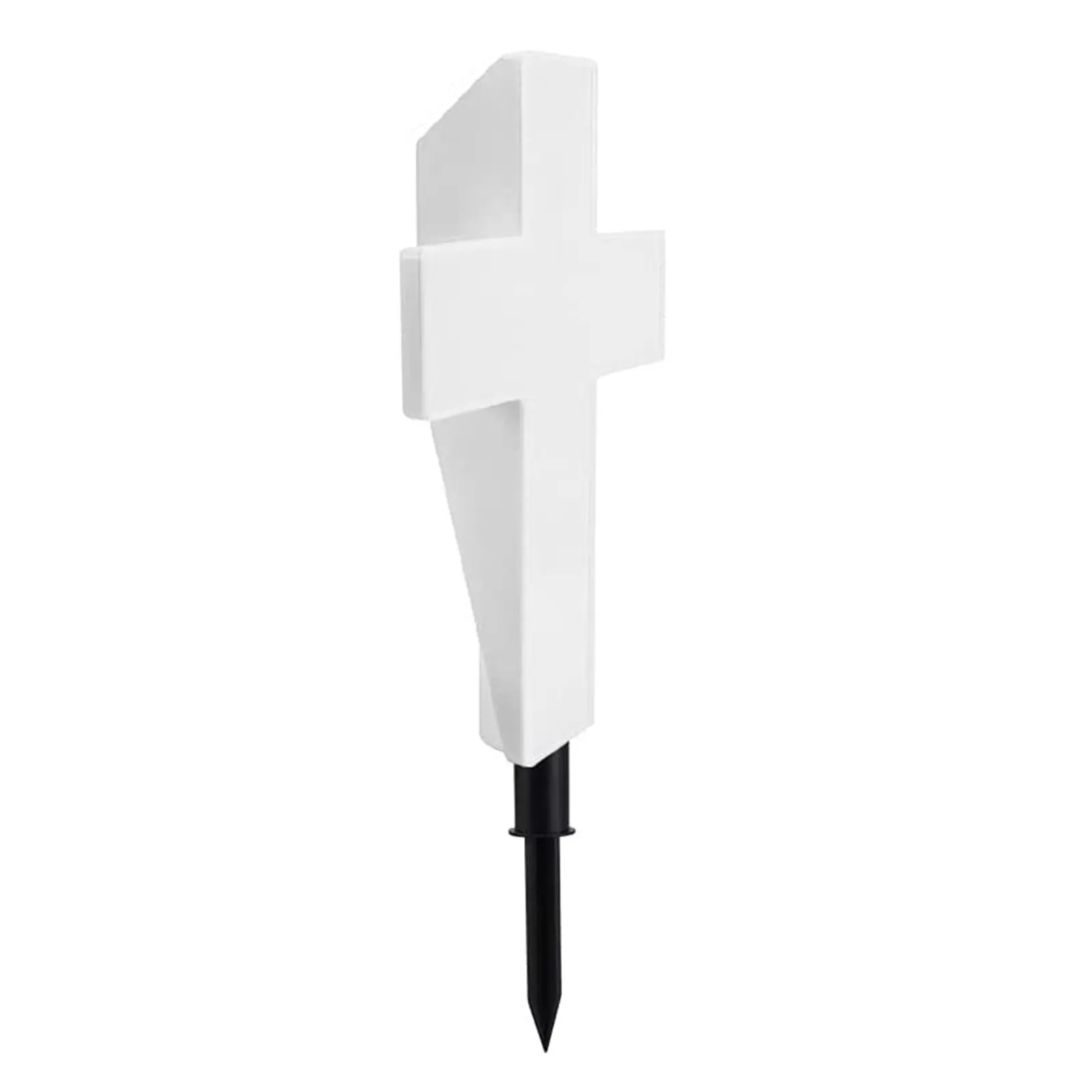 

Cemetery Solar Cross for Grave Memorial White Lanterns Outdoor Lights outside Decor