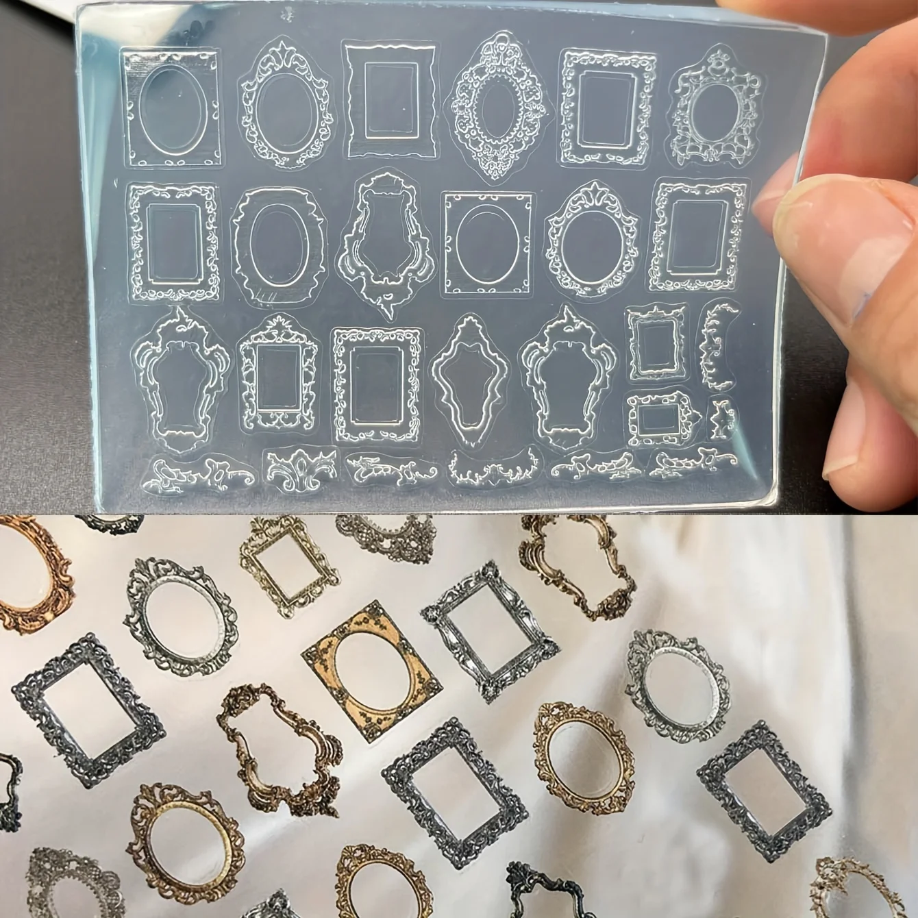 1pc maglione linea cappello stampo 3D decorazioni per unghie in silicone modelli fai da te ultrasottili stampo per unghie artigianato gioielli