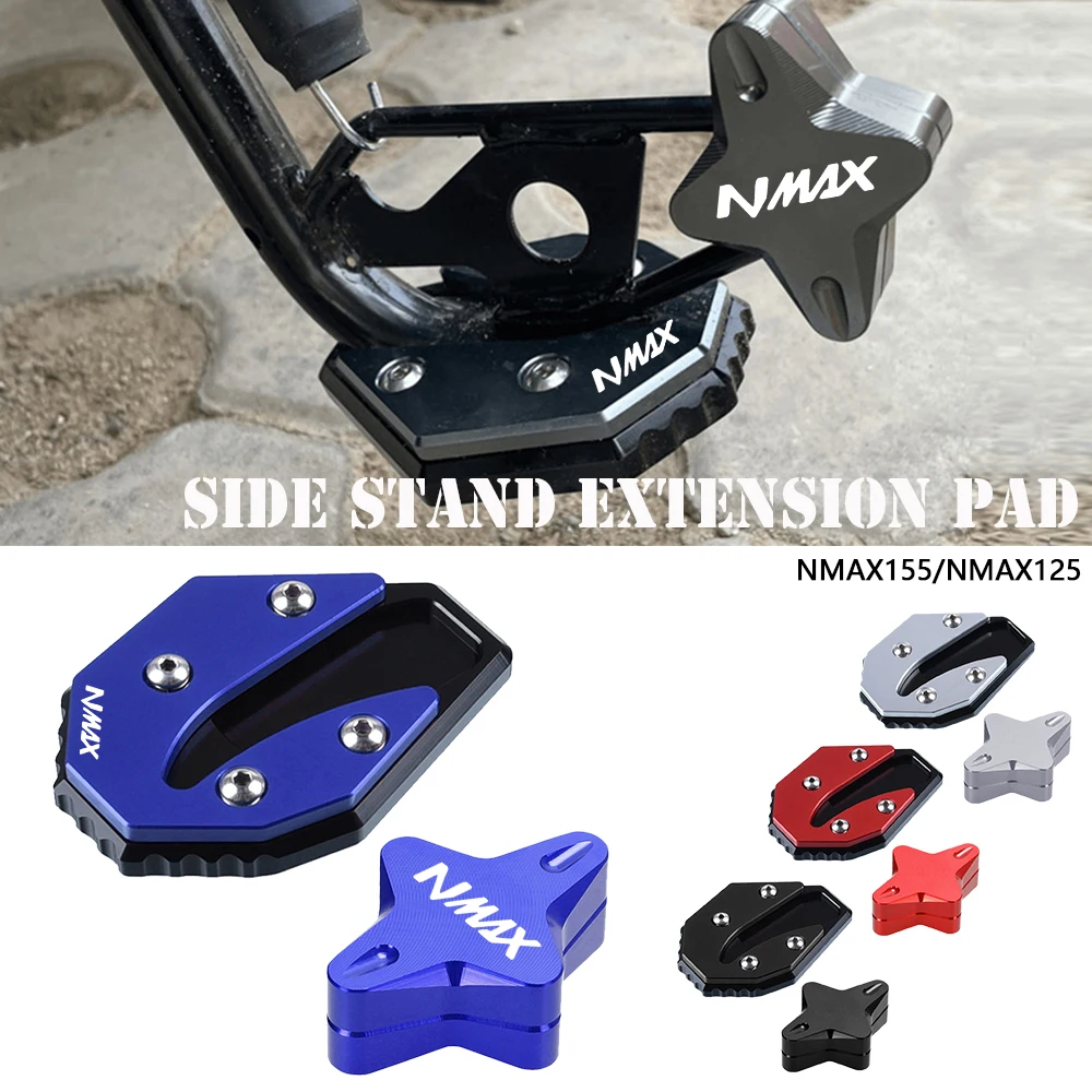 

Motorcycles FOR YAMAHA NMAX NMAX155 NMAX125 2020 2021 2022 2023 Side Stand Enlarge Plate Kickstand Enlarged foot support base