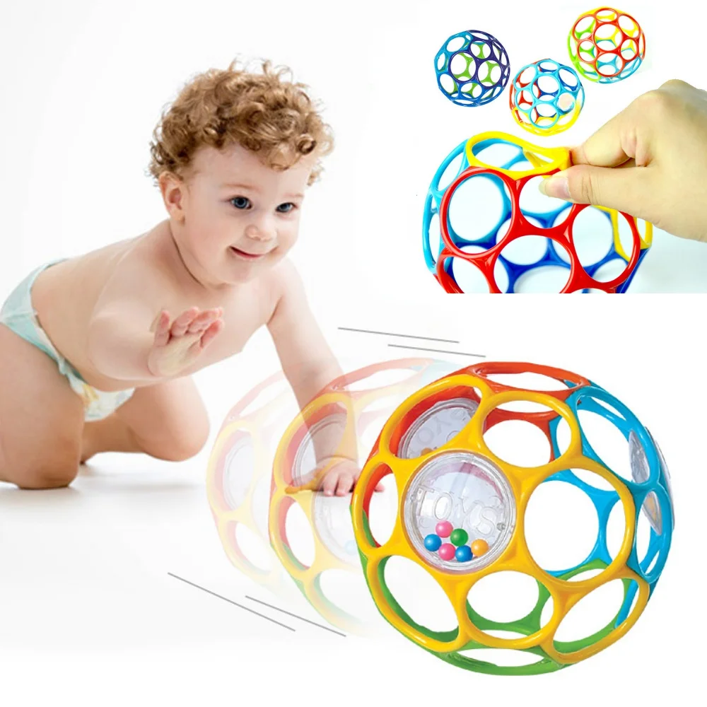 Baby Sensory Balls Baby Intelligence sviluppare onda palla mano campana morso cattura giocattoli per bambini infantile giocattolo di sviluppo