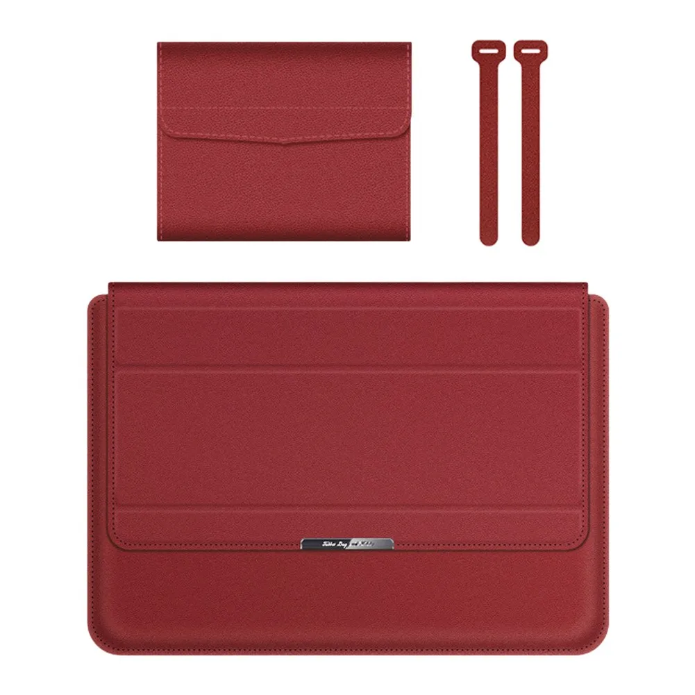 3 In 1 Ergonomic Workstation Set Leather Laptop Sleeve For 13-14 Inch Laptops Case Bag Stand Cover Laptop Parts & Accessories