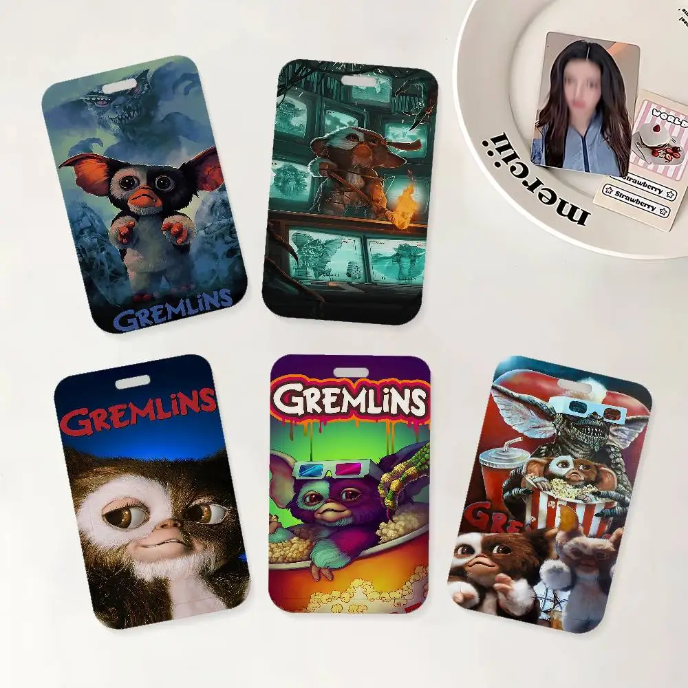 

Movie G-Gremlins ID Badge Holder With Lanyard Neck Strap For Office School Name Card Credentials Case