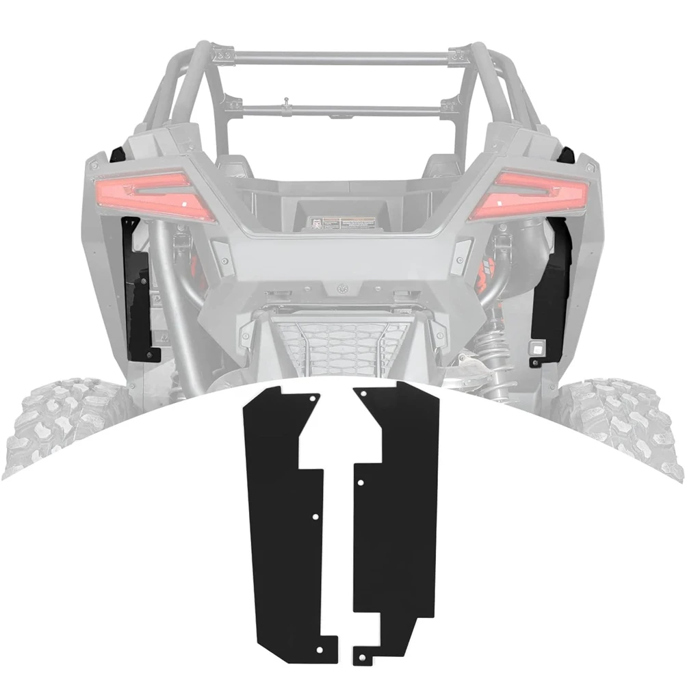 Wheel Well Block Offs, RZR Inner Splash Fender Mud Guard Accessories for Polaris RZR PRO XP 2021 2022,