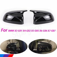 For BMW X3 G01 X4 G02 X5 G05 X6 G06 X7 G07 iX3 2018 2019-2023 M style black rearview mirror cover X3M Look rearview mirror cover