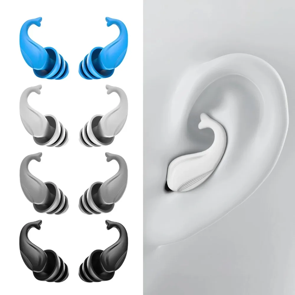 New Reusable Ear Plugs for Sleeping Noise Reduction Cancelling Hearing Protection for Sleep Snoring Concert Swimming Work Travel