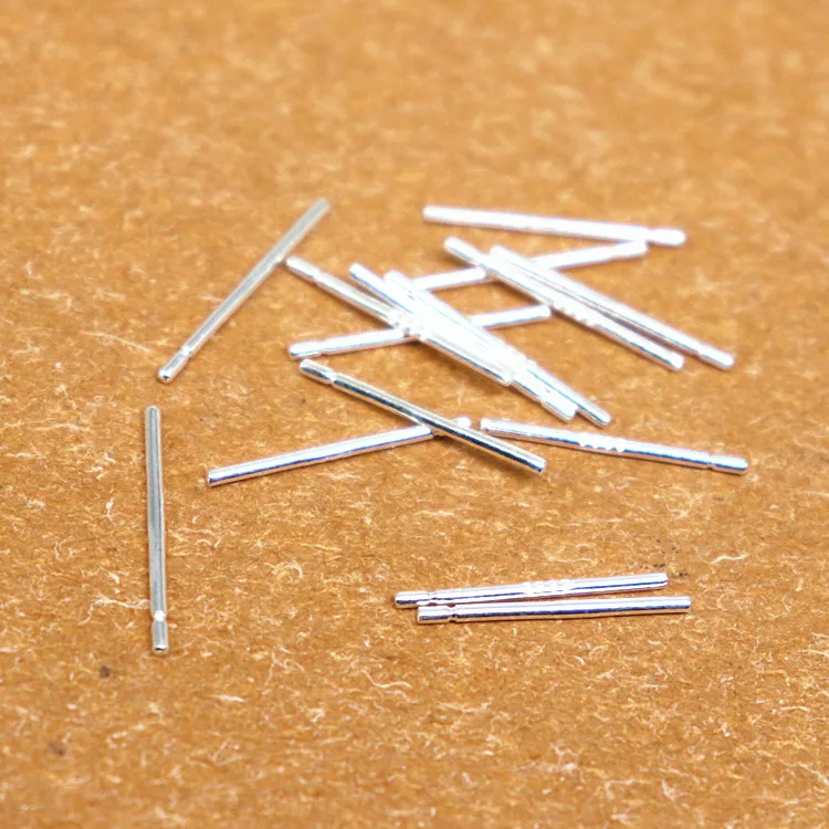 1 Pair Solid S999 Sterling Silver Earring Stud Post Pin Ear Back Stem DIY Jewelry Making Components Findings