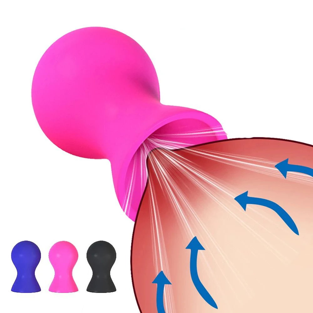 2PCS Nipple Sucker G Spot Nipple Pump Suction Cup Breast Massager Clitoris Stimulator No Vibrator Sex Toys For Woman Couples