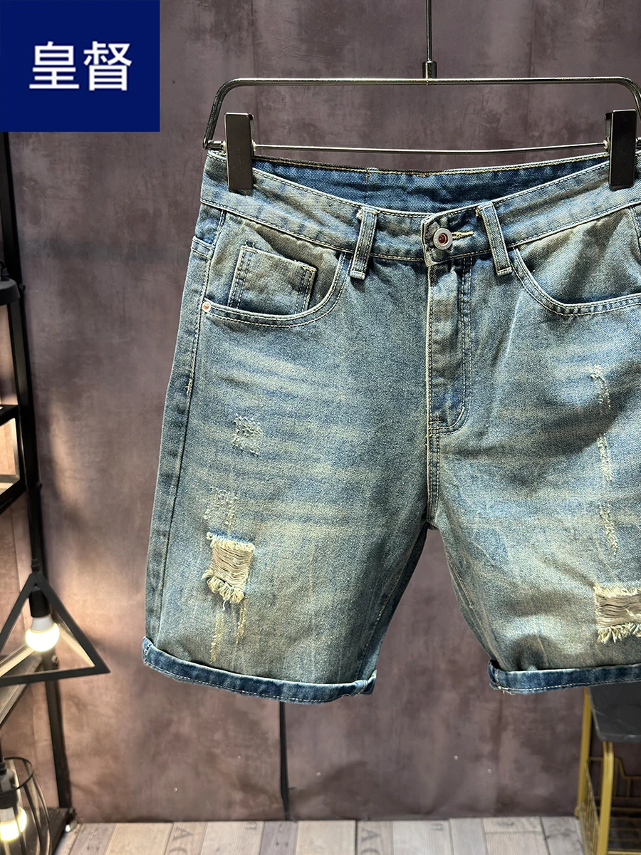 

Мужские джинсы в американском ретро-стиле, большие размеры, свободные, прямые, повседневные, для полных, с пятисекционными штанинами, дышащие, летние