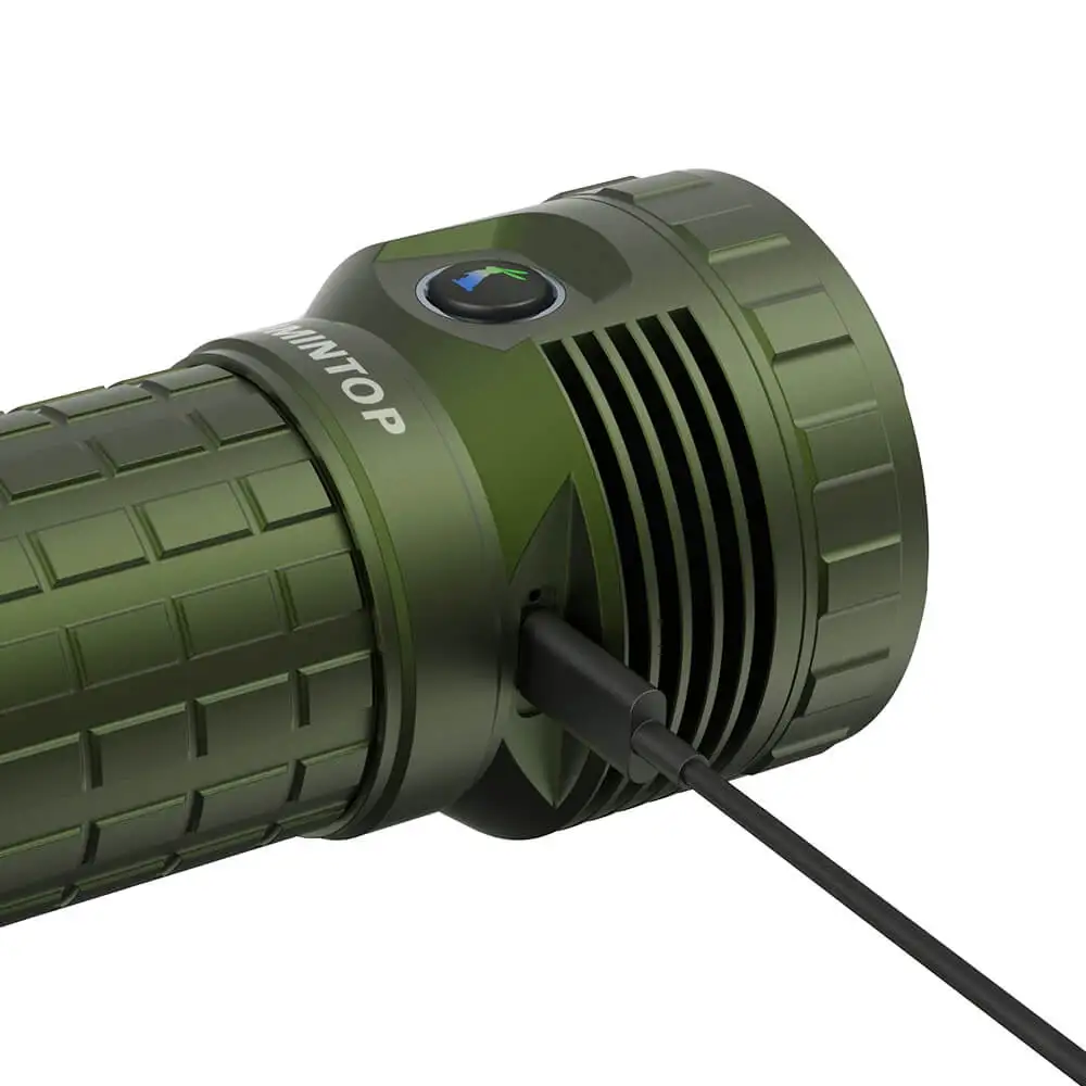 Lumintop-poderosa lanterna procurando, Mach 4695 V2, USB TYPE-C, 26000 Lumens