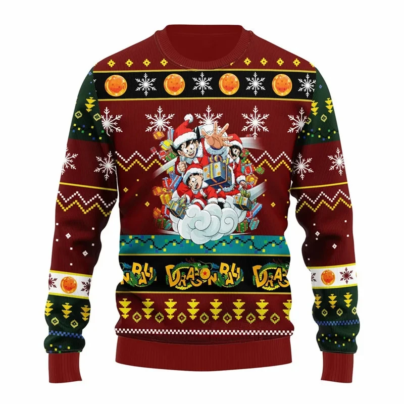 Autumn/Winter New Year Christmas Clothing 3D Sweatshirt 2023 Hot Selling Christmas Sweater Fashion Street Super Large Pullover