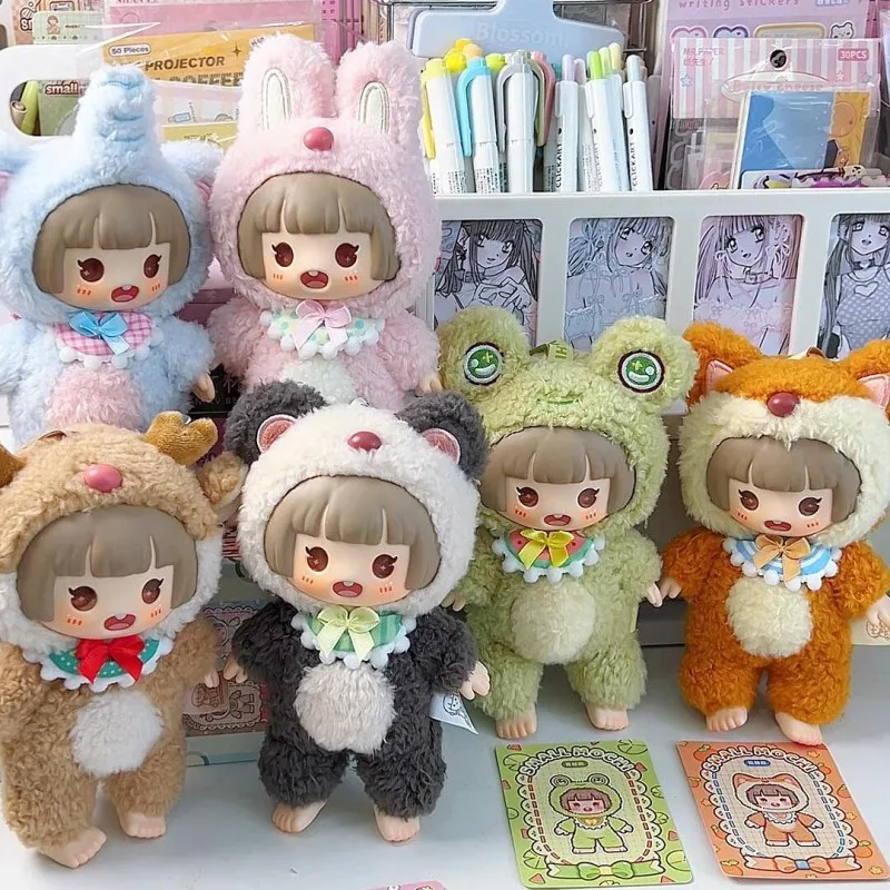 

SMALL MOCHI Animal Series Vinyl Blind Box Action Figures Cute Mystery Surprise Box Bag Pendant Doll Girl Birthday Gift Decor Toy