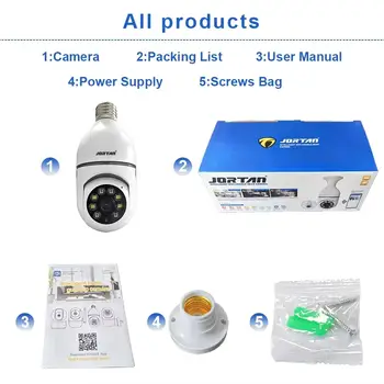 10 best sales Cámara bombilla wifi - №10