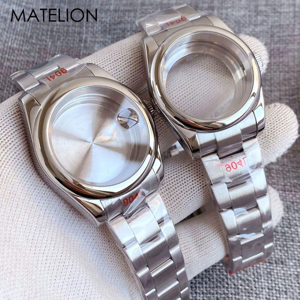 Classic Automatic Men Watch Case for Oyster Perpetual Model Fit NH34 NH35 NH36 NH38 4R35/36 EAT2824 PT5000 SW200 100m Waterproof