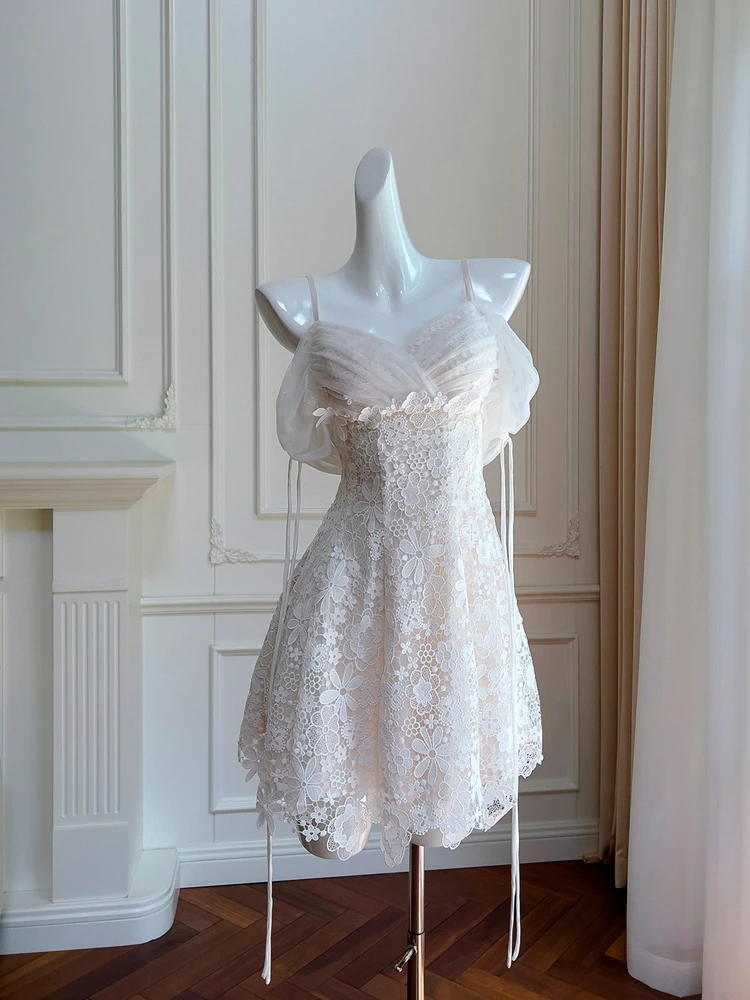 ort Lace ter Ne Dr Kleine Größe Oulder Bared One Oulder Design Sensation Geburtstag Dr Urlaub Dr. Polyester F...