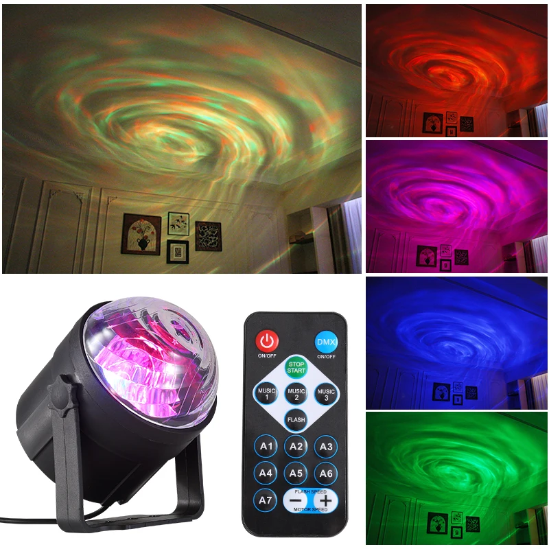

RGB диско-светильники Aurora, лампа для проектора, декоративное освещение для комнаты, 5 В, USB-разъем, светодиодные настольные светильники для вечеринки, КТВ, бара, сценическое освещение