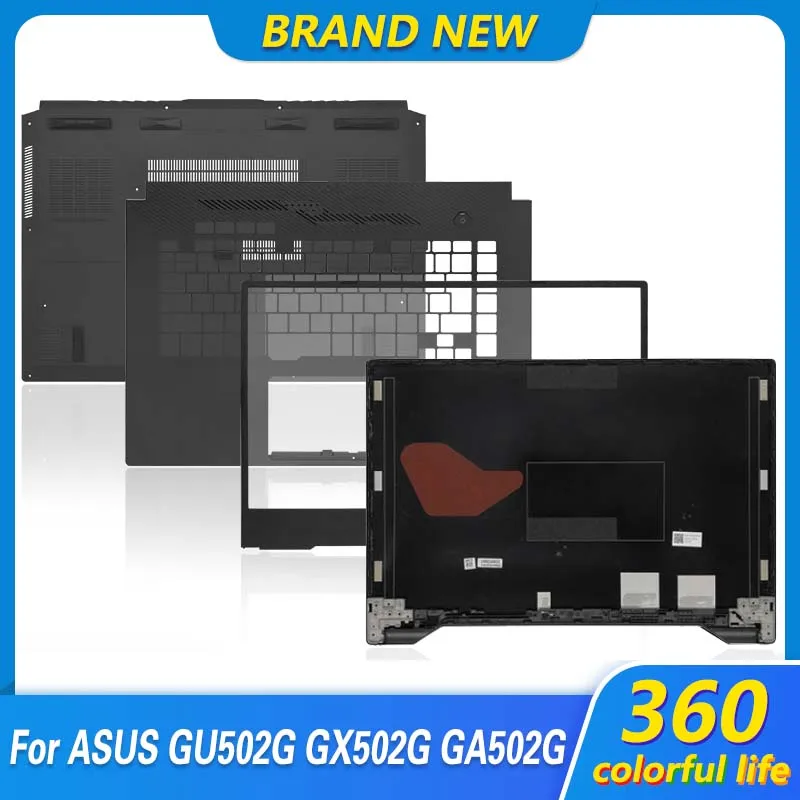 Новый корпус для ноутбука ASUS ROG G15 15 GU502 GX502 GA502, задняя крышка ЖК-дисплея, передняя панель, упор для рук, нижняя часть корпуса, верхняя часть, нижняя часть корпуса
