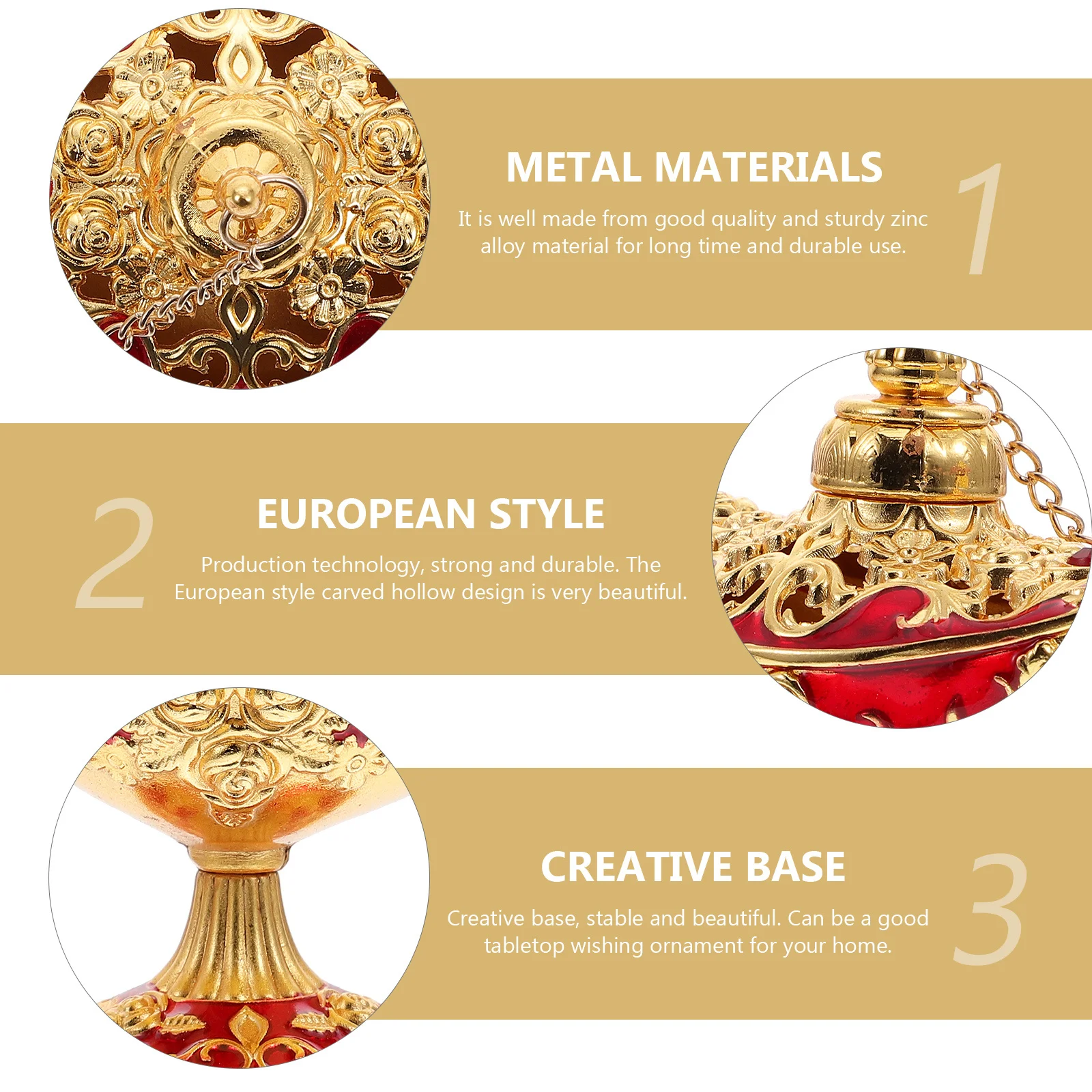 

Retro Zinc Alloy Desktop Decor For Home Ornament Vintage Lamp Craft Creative Small Adornment Household Decorative Artware