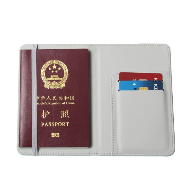 

Free Shipping 10pcs/Lot Sublimation Blank PU Passport Holder Heat Transfer Printing DIY Gifts