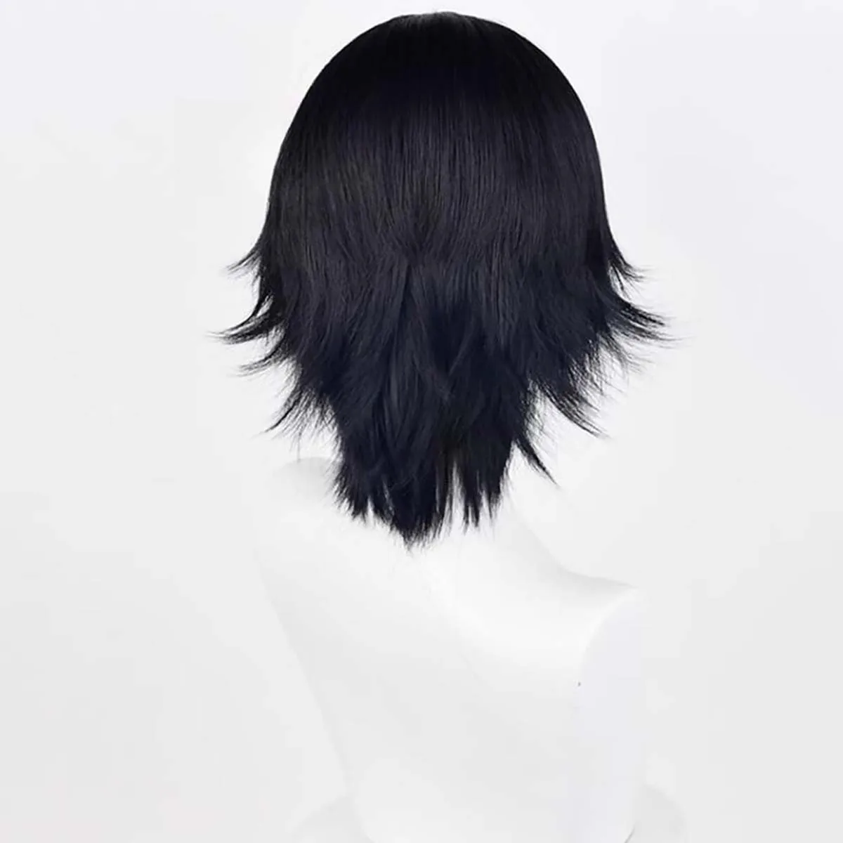 Halloween Animer Cosplay Accessories Chrollo Lucilfer Short Black Synthetic Hair Wig For Men
