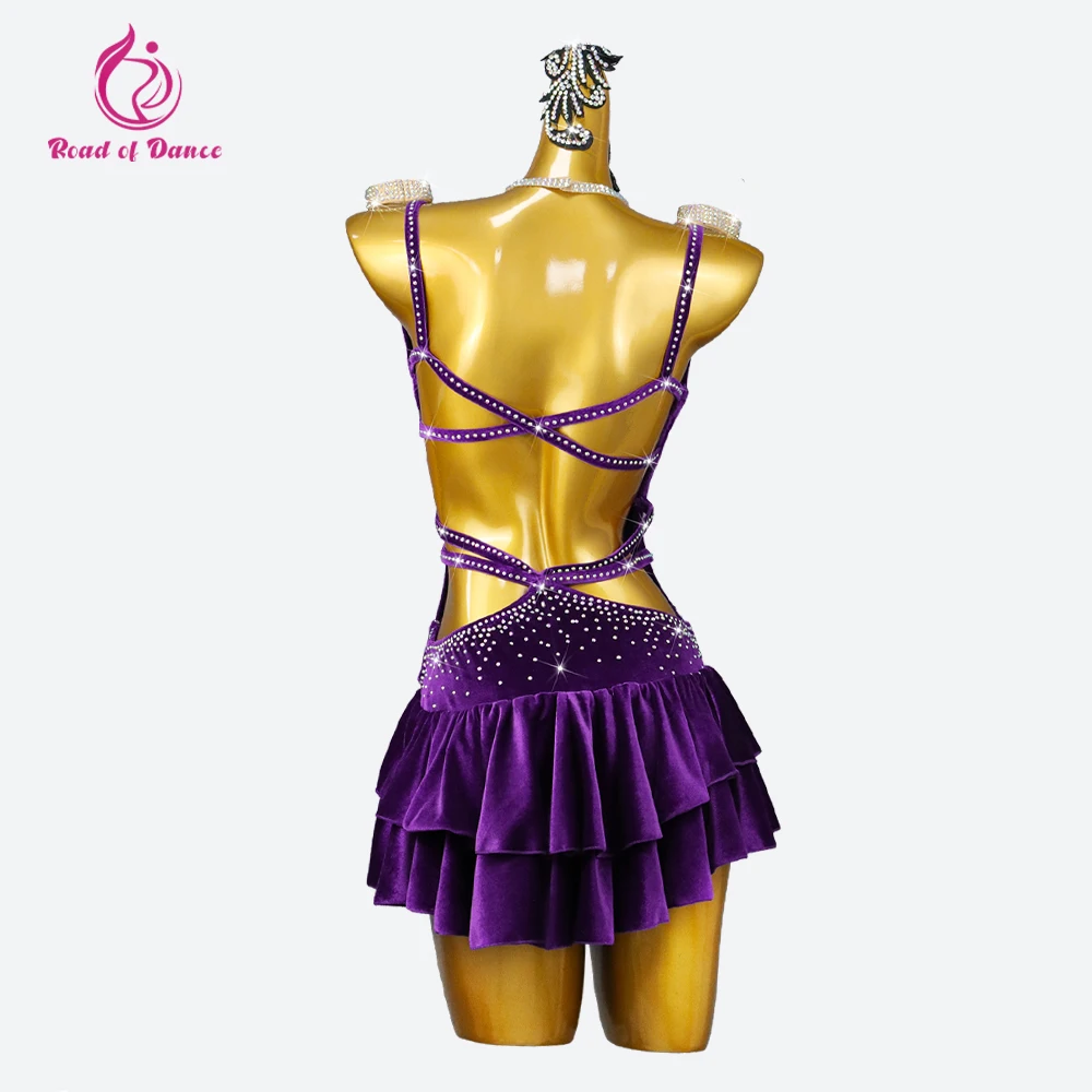 2024 Vestito da ballo latinoamericano Donna Linea di abbigliamento da ragazza Gonna da ballo sexy Cabaret Costume femminile Abiti Elegante vestito