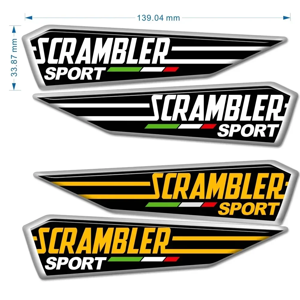 

For DUCATI Scrambler Motorcycle Accessories 3D Tank Pad Stickers Decals Protector Fairing 2017 2018 2019 2020
