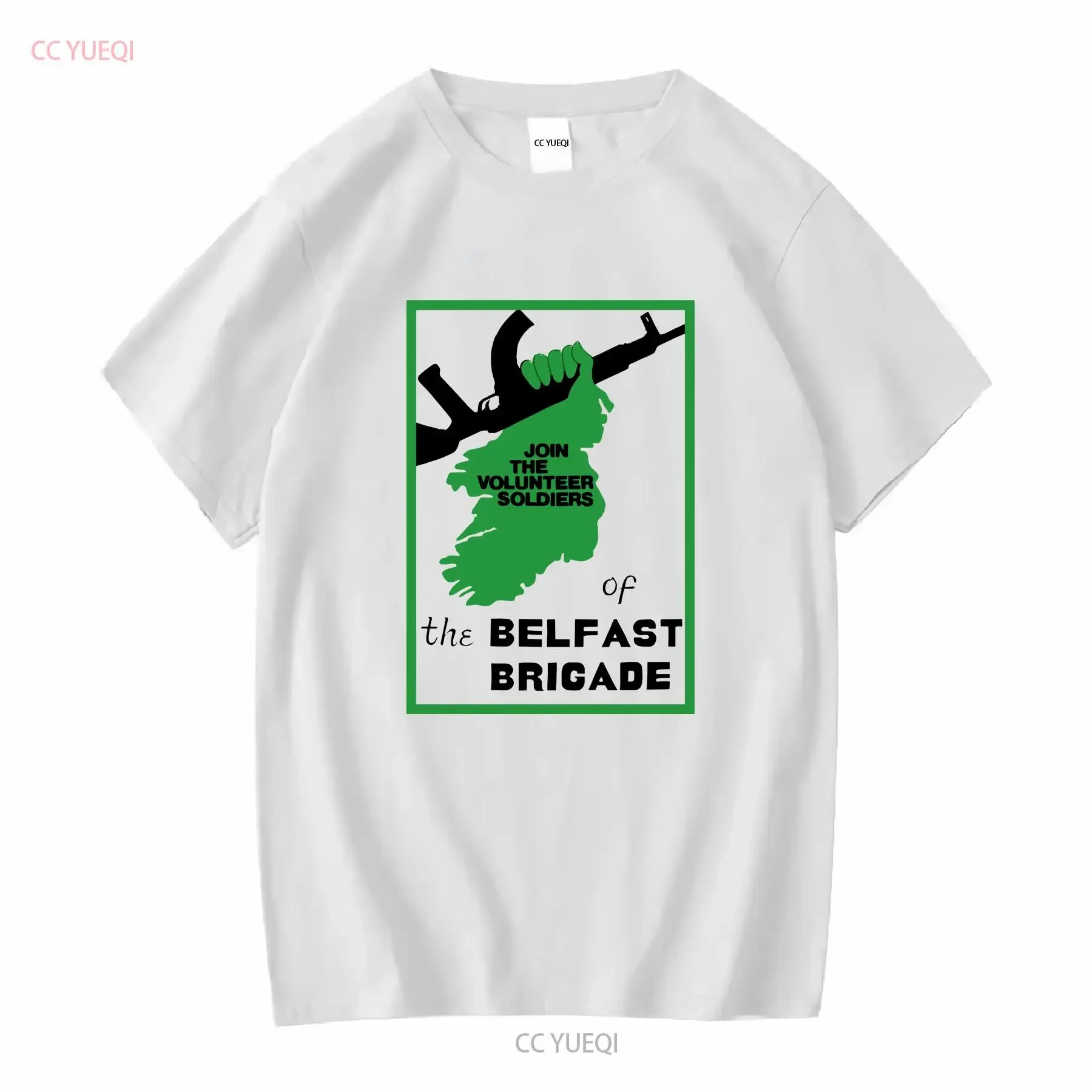 Irish Republican Army T Shirt IRA Liberation Pride Belfast Brigade long or short sleeves vintage Washed Soft streetwear Unisex