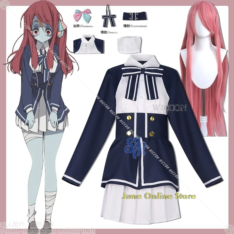 

Disfraz Minamoto Sakura Косплей ZOMBIE LAND SAGA Аниме Костюм Kawaii Японское платье JK Хэллоуин fantasia disfraces Adulto