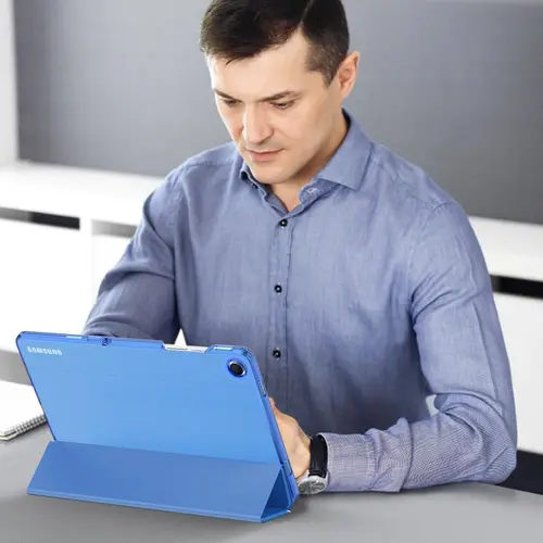 Imagen 2 del producto Para Samsung Tab Galaxy A11 Plus 11 pulgadas/A11 8,7 ""funda inteligente con soporte delgado para Samsung S11 S10Lite S9FE S8 S7 A9 A9 + A8 funda trasera