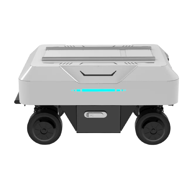 4-колесное всенаправленное шасси AMR, вездеходный мобильный робот 120 кг с ROS-навигацией для картографирования и транспортировки на заводе