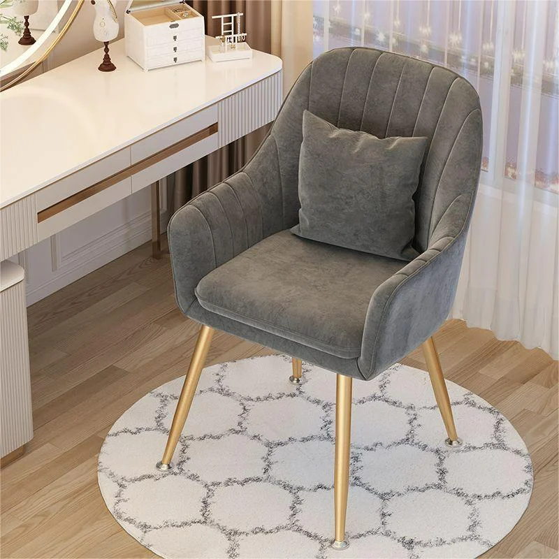 

Ins vanity chair back manicure girls makeup chair home bedroom room study bench armchair chairs livingroom muebles salon sillas