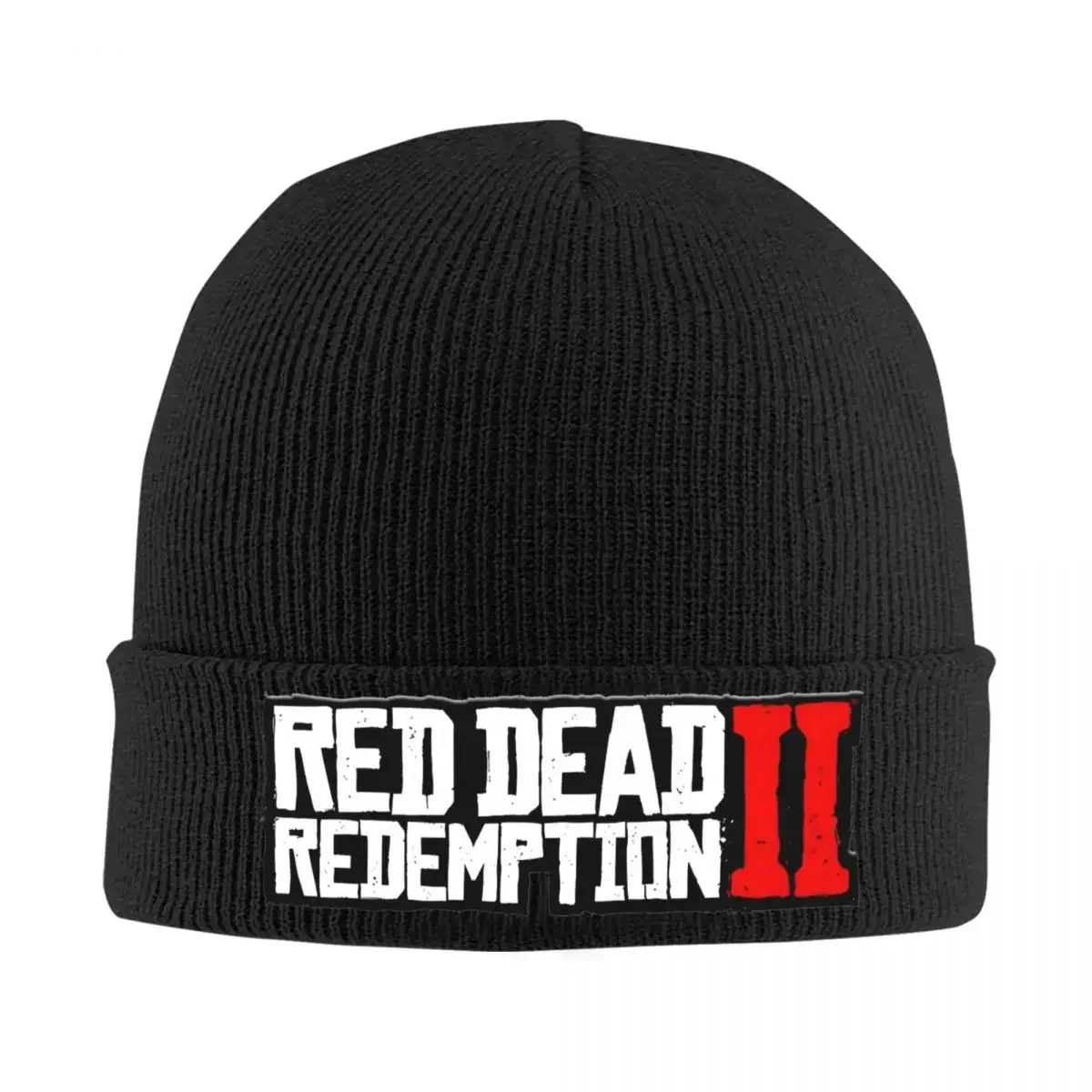 Red Dead Redemptions 2 Merch Rib Knit Cuffed Beanie For Women Men Winter Warm Bonnet Knitting Hat