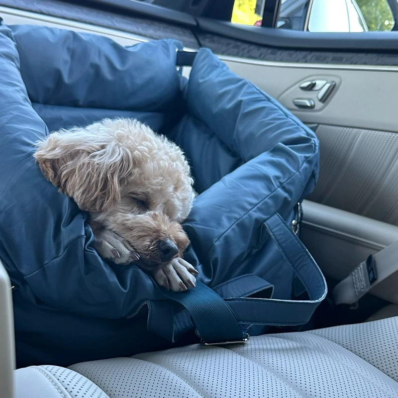 

Car Seat Protector with Dog Bed Durable Leather Pet Hammert Waterproof Easy Clean for Travel