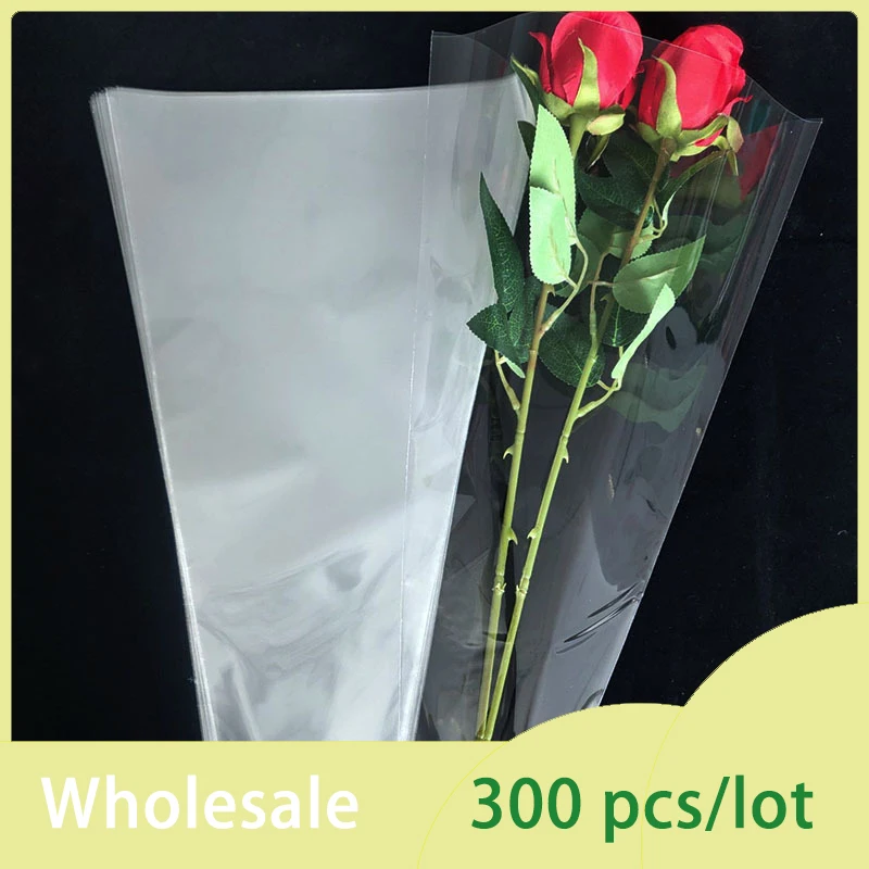 

Transparent Trapezoidal Flower Bouquet Package Bag Flower Fresh Shop Accessories Tree Seedling Potted Plant Protective Cover Bag